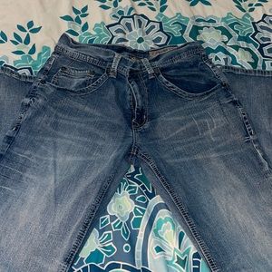 Men’s Faded Glory Straight Leg light blue denim jeans 32x34